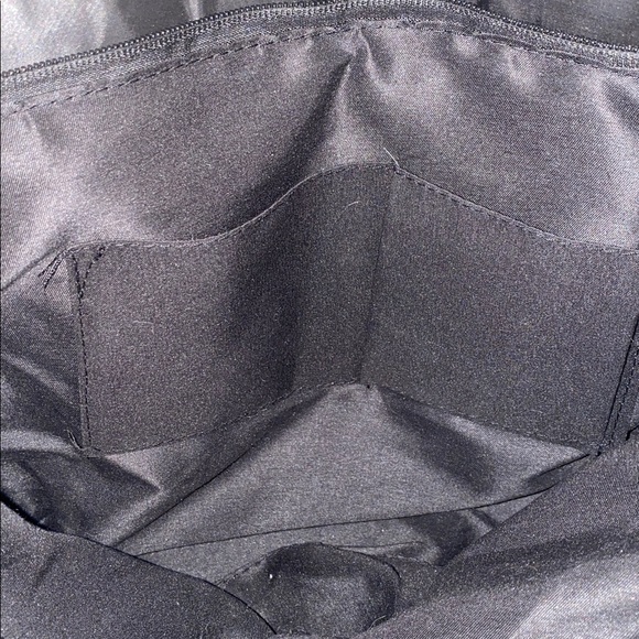 Black Quilted Tote Bag - Picture 4 of 5